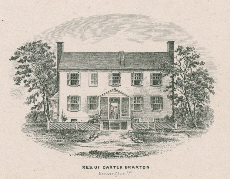Res. of Carter Braxton (Newington, Va.)