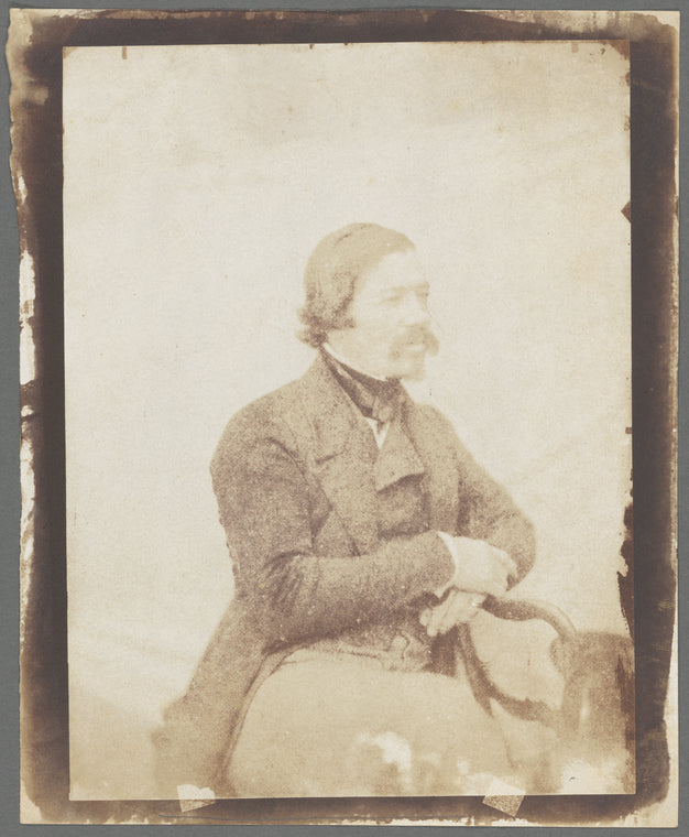 Portrait of a man with moustache