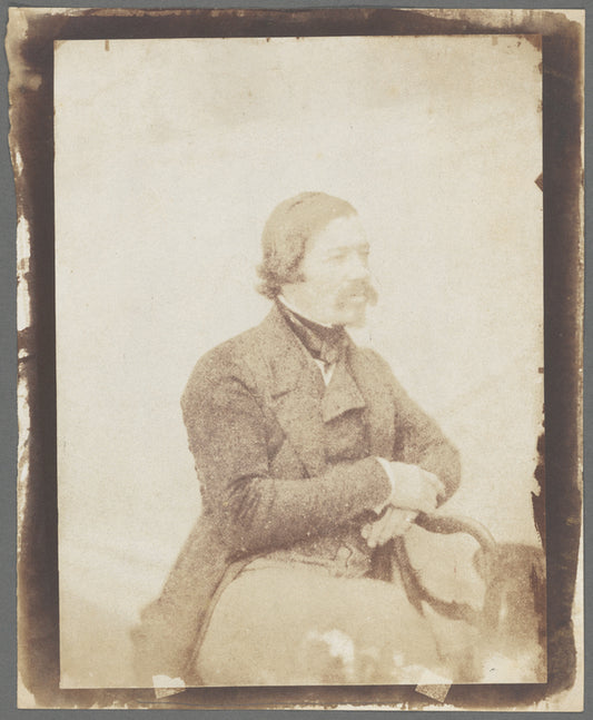 Portrait of a man with moustache