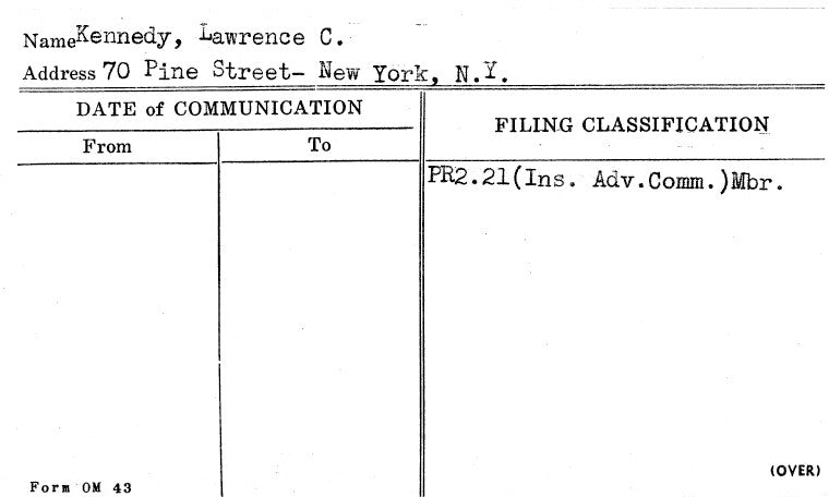 Kennedy, Lawrence C.