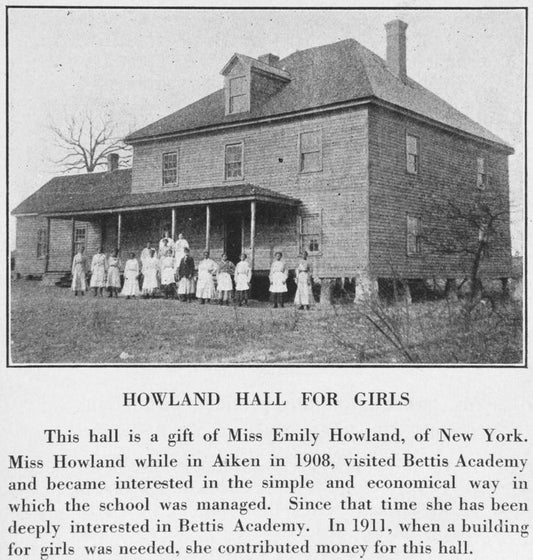 Howland Hall for girls; This hall is a gift of Miss Emily Howland, of New York.