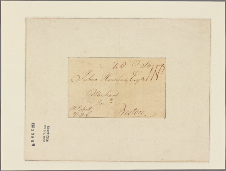 Letter to the Select Men of Boston