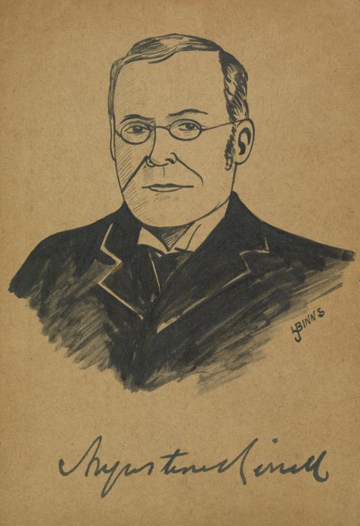 Caricature of Augustine Birrell