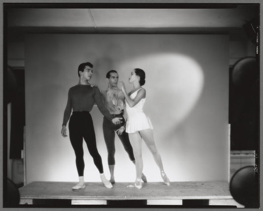 Jerome Robbins rehearsing dancers