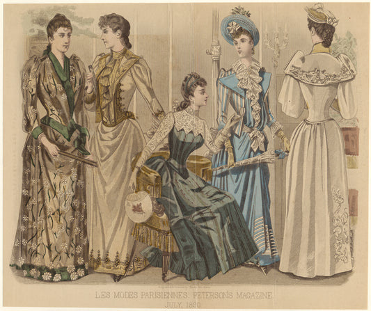 Les modes parisiennes : Peterson's magazine, July, 1890