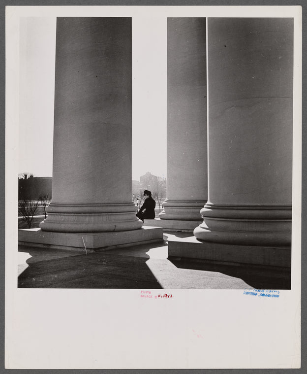 Washington, D.C. Columns of the National Gallery of Art.