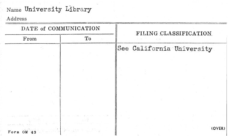 University Library