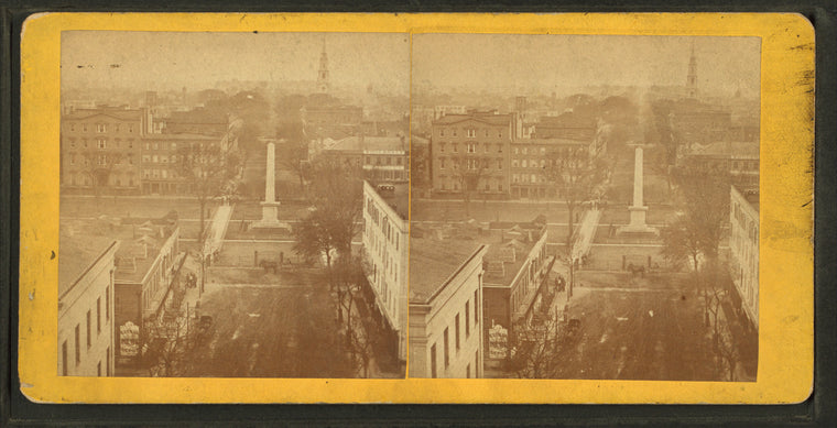 Bird's eye view of Bull Street.