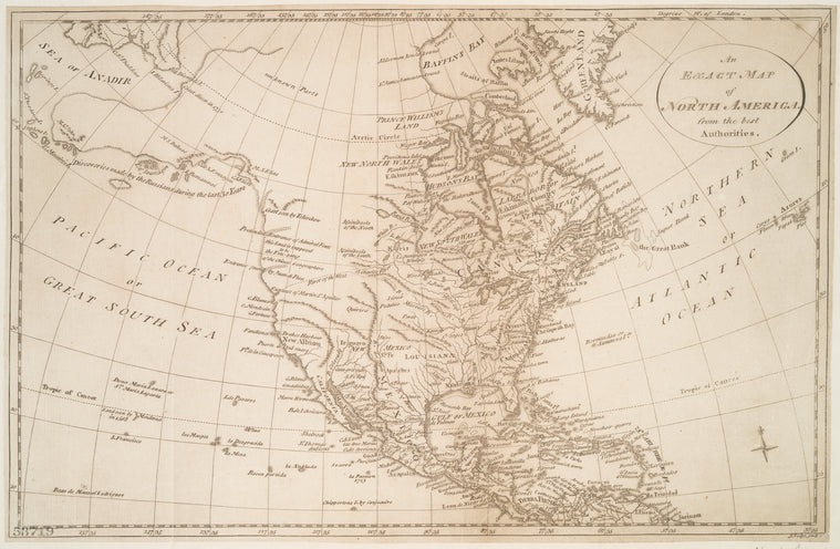 An exact map of North America : from the best authorities