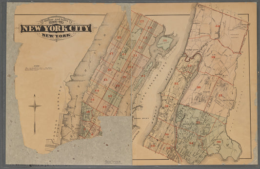 Outline & Index Map of New York City, New York