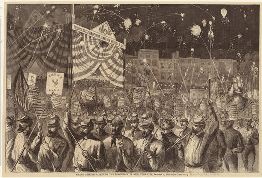 Grand demonstration of the Democracy in New York City, October 5, 1868