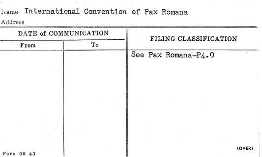International Convention of Pax Romana