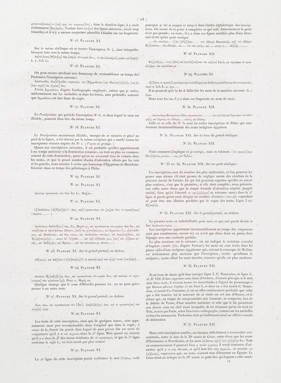 Inscriptions. Commentèes par M. De Niebuhr (continued).