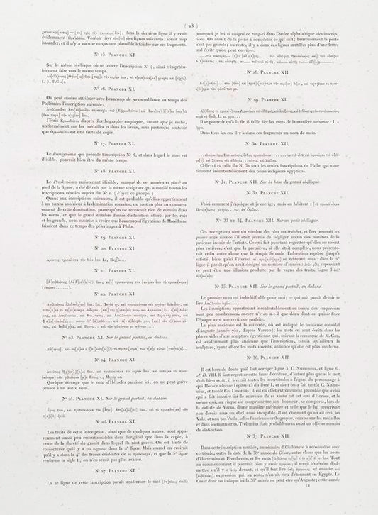 Inscriptions. Commentèes par M. De Niebuhr (continued).