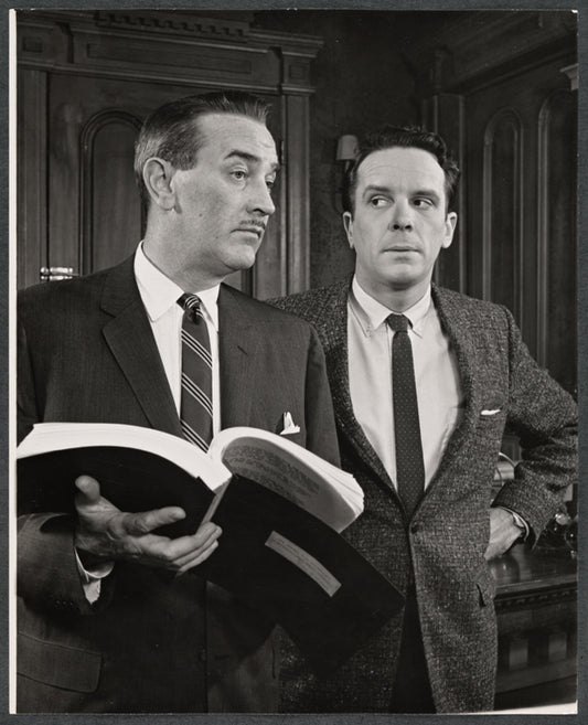 Jeffrey Lynn and John Lasell in the national tour of the stage production Mary, Mary