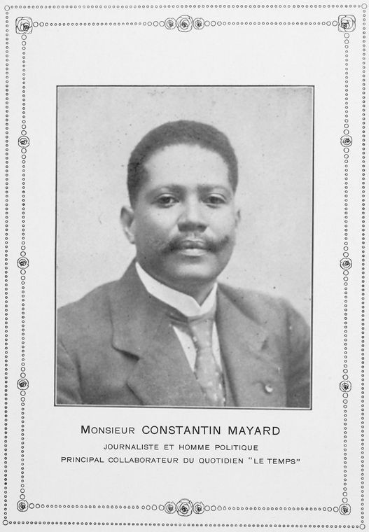 Monsieur Constantin Mayard Journaliste et homme politique principal collaborateur du quotidien "Le Temps".