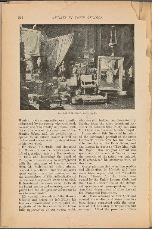 East end of Mr. Chase's Middle Studio