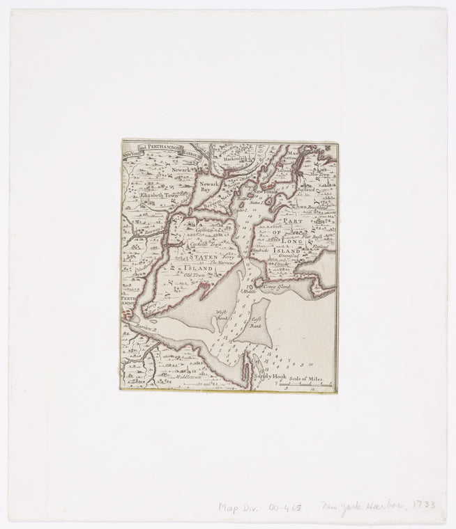 New York and Perthamboy Harbours.