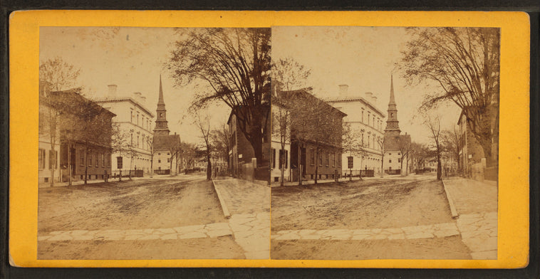 Pleasant St. looking up from Coast St.