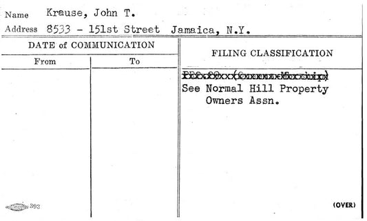 Krause, John T.