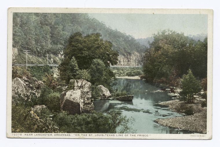 St. Louis-Texas Line, Frisco, Lancaster, Arkansas