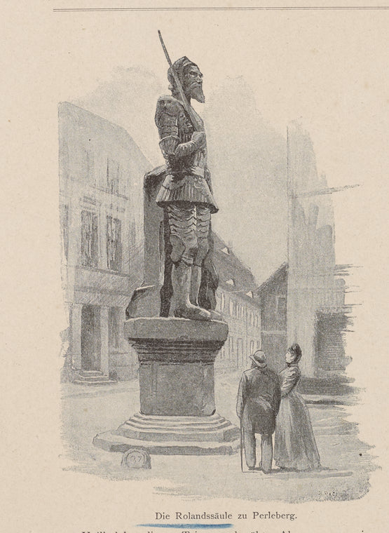 Die Rolandssäule zu Perleberg.