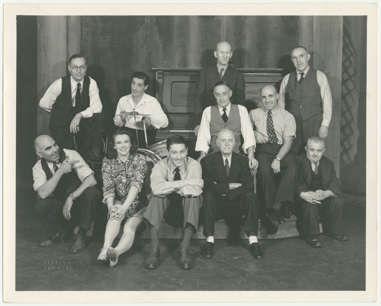 George Tapps and stage crew for the stage production Pal Joey