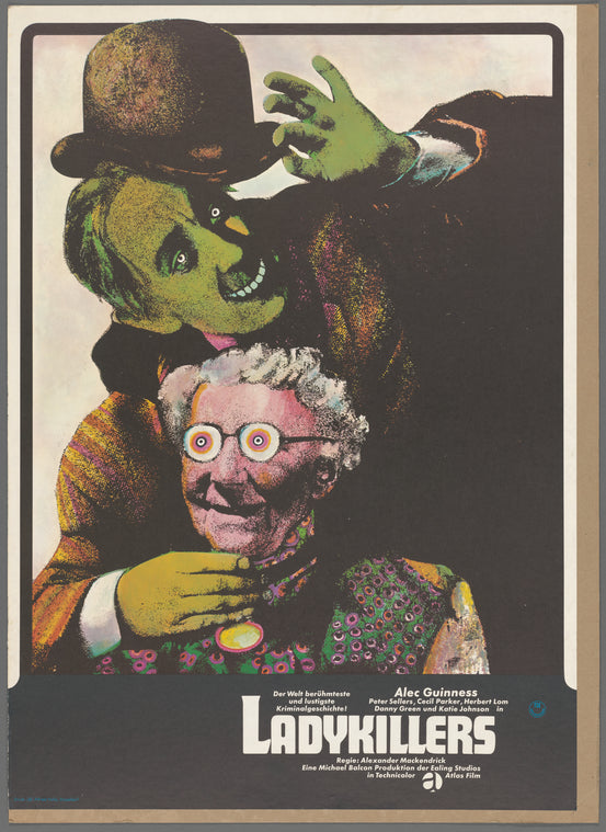 German promotional poster for the motion picture The Ladykillers