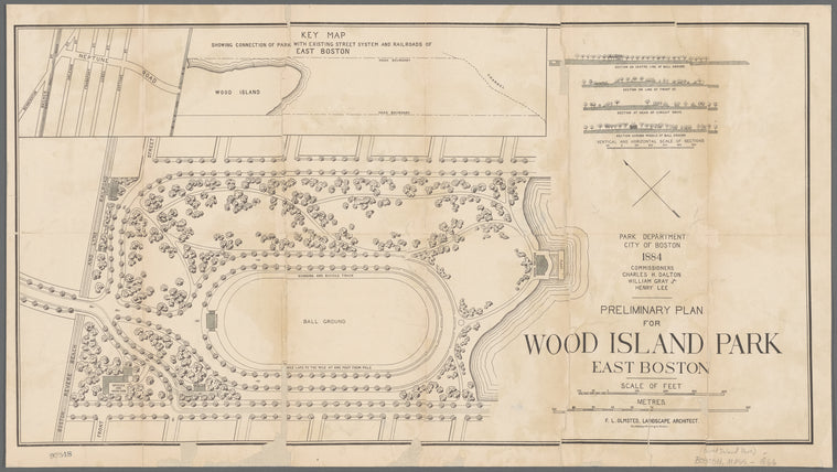 Preliminary plan for Wood Island Park, East Boston