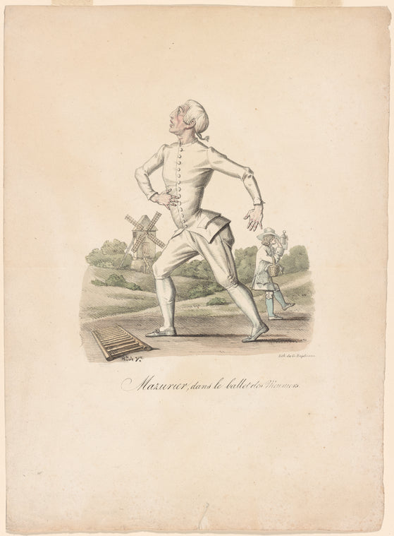 Mazurier dans le ballet de Meuniers
