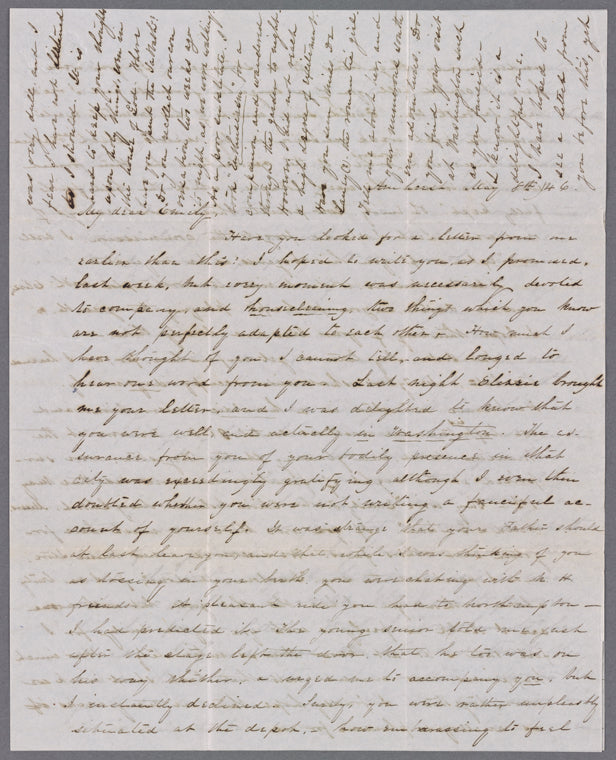 Letter from Olivia Coleman to Emily Fowler