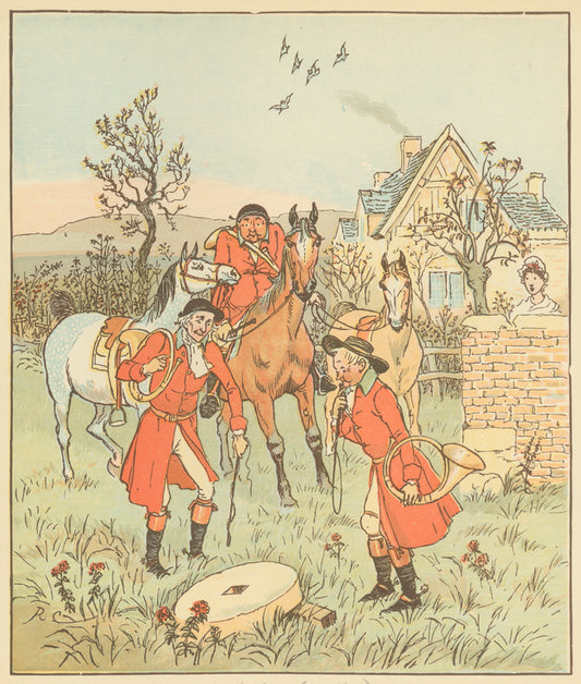 They inspect a millstone.