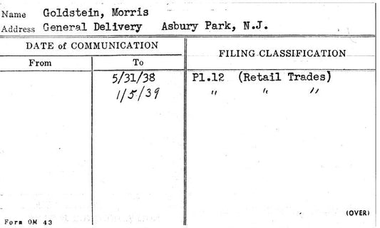 Goldstein, Morris