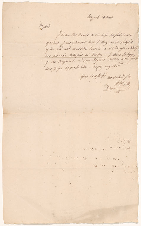 Letter to Lord Dunmore [John Murray]