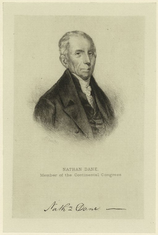 Nathan Dane member of the Continental Congress