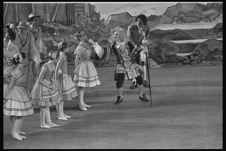 New York City Ballet Production of "The Magic Flute" with Bruce Padgett as the Marquis, choreography by Peter Martins (New York)