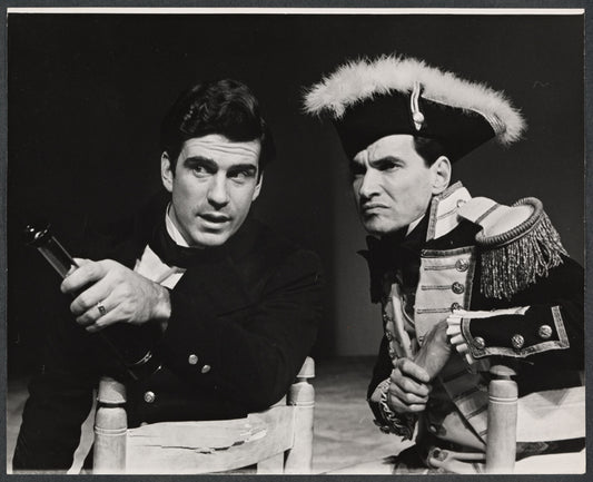 Mark Lenard [right] and unidentified in the stage production The Old Glory