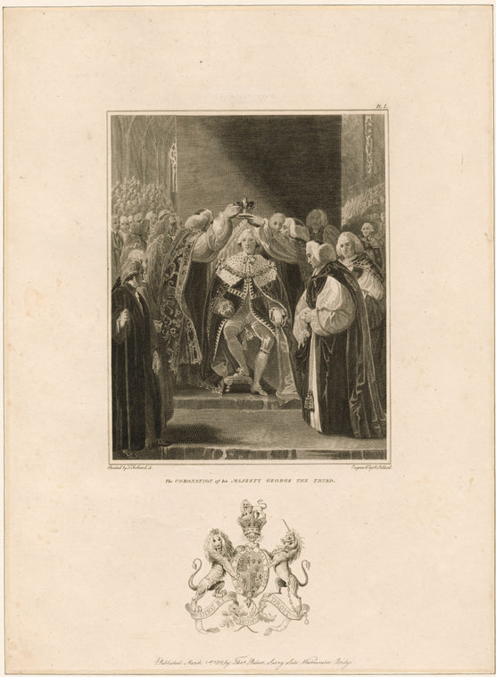 The coronation of His Majesty George the Third.