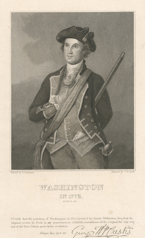 Washington in 1772.