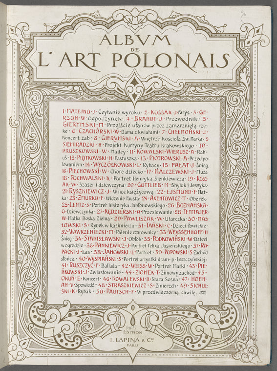 Album de l'art polonais