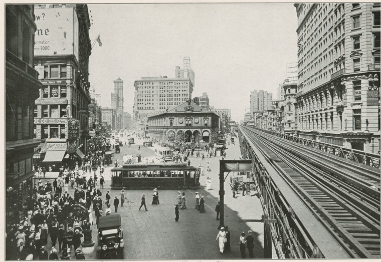 Broadway and Herald Square, looking north, New York, 1911