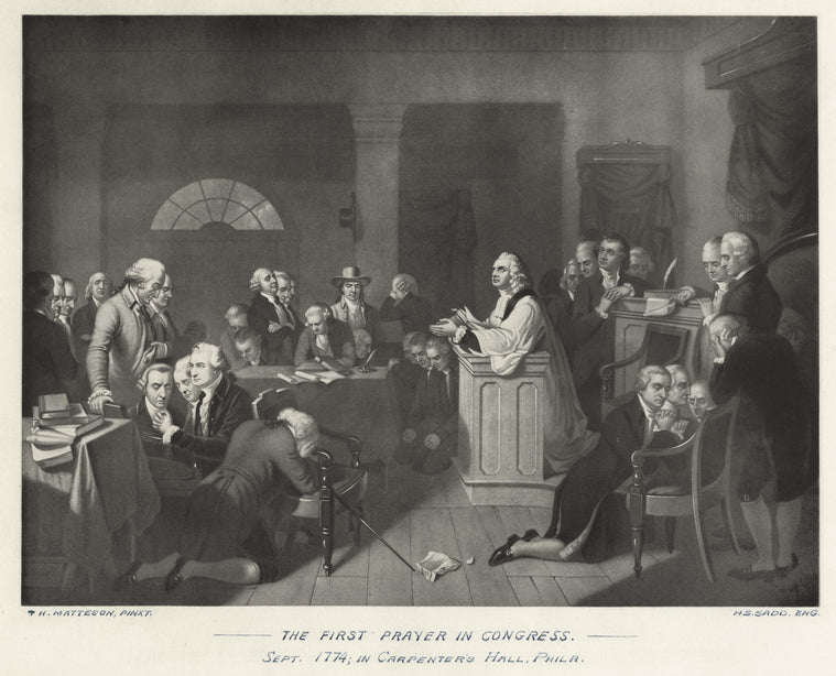 The first prayer in Congress, Sept. 1774