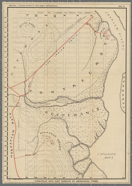 Yorkville and East Harlem in aboriginal times
