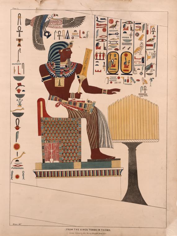 From the kings tombs in Thebes.
