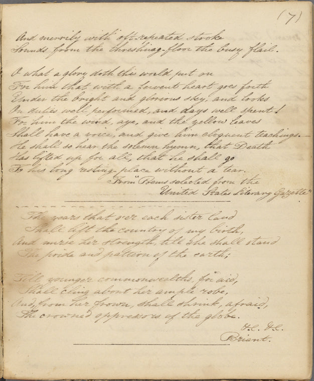 Commonplace Book. Jan. 1826 - Jun. 1826.