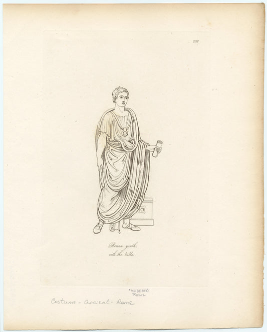 Roman youth with the bulla