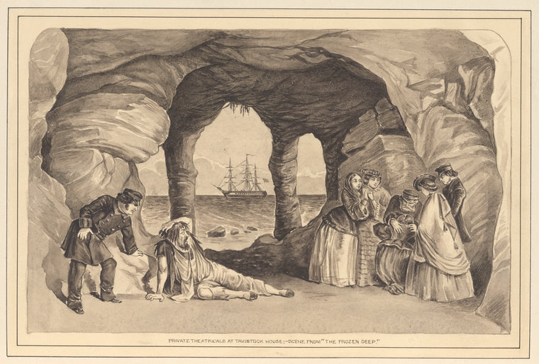 Private Theatricals at Tavistock House: – Scene from “The Frozen Deep”