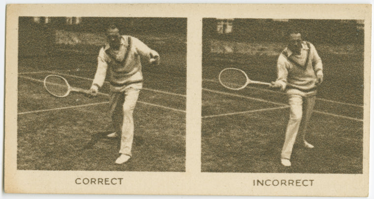 Forehand chop shot.