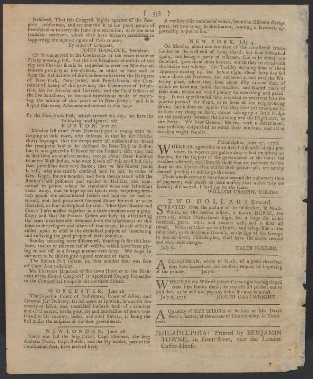 Pennsylvania evening post