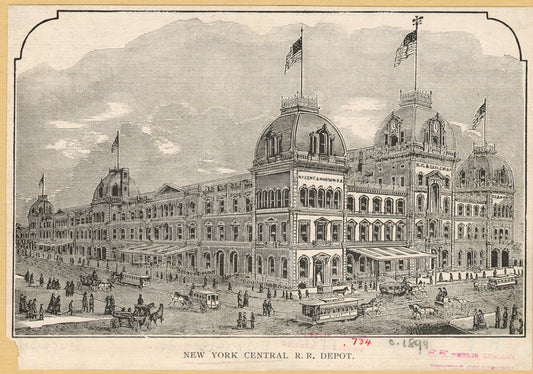New York Central R.R. Depot